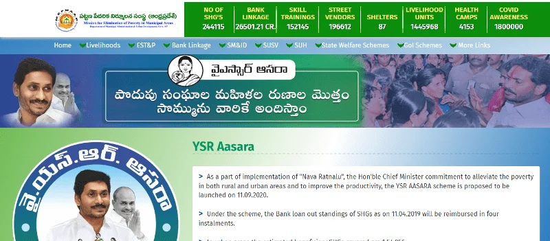 YSR Asara Scheme Apply Online at apmepma.gov.in 